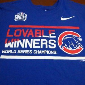 Chicago Cubs Nike 16 World Series Champions Shirt